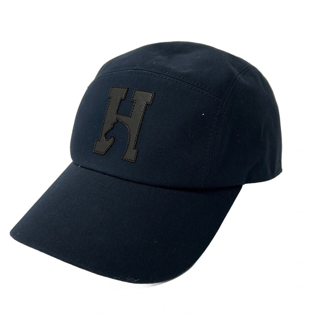 Hermes Navy Dark Brown Cotton Leather #363168H70B
